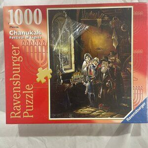 NIB CHANUKAH - FESTIVAL OF LIGHTS - 1000 PIECES - RAVENSBURGER PUZZLE # 81959